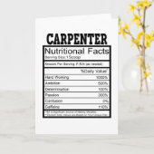 Carpenter Karte (Gelbe Blume)