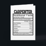 Carpenter Karte<br><div class="desc">Perfect as a birthday surprise for a carpenter! Everyone who loves handicrafts,  carpentry and honest work by hand</div>