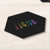 Carpenter LGBT Rainbow Woodworker Untersetzer (angewinkelt)