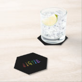 Carpenter LGBT Rainbow Woodworker Untersetzer (Vor Ort)