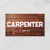 Carpenter Master Visitenkarte (Rückseite)