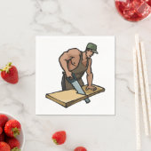 Carpenter Paper Napkins Serviette (Beispiel)