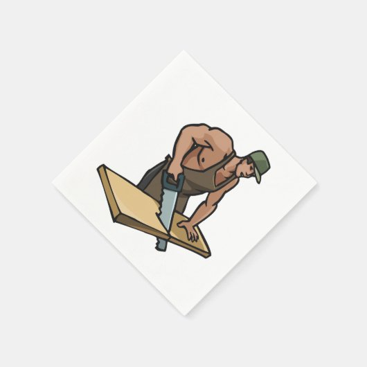 Carpenter Paper Napkins Serviette (Ecke)