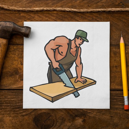 Carpenter Paper Napkins Serviette