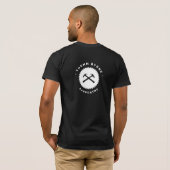Carpenter Plywood Construction Black T-Shirt (Schwarz voll)
