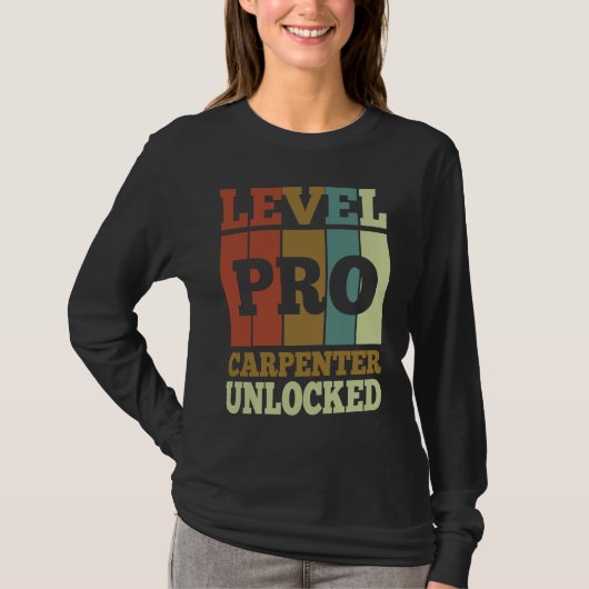 Carpenter Pro Unlocked Vintage Style Unique T-Shirt (Vorderseite)