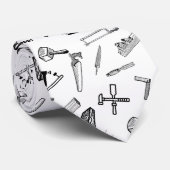 Carpenter Professionelle Vater Krawatte (Gerollt)