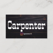 Carpenter QR Code Visitenkarte (Rückseite)