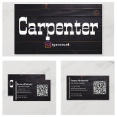 Carpenter QR Code Visitenkarte
