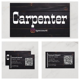 Carpenter QR Code Visitenkarte