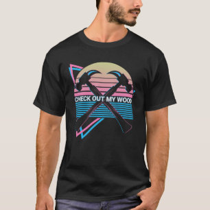 Carpenter Retro-Karo aus Holz T-Shirt
