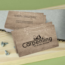Carpenter Services cooler Logo-Text mit Planer
