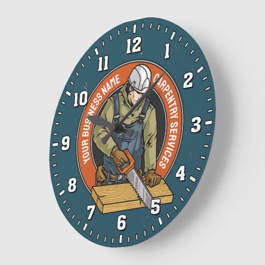 Carpenter-Services-Uhr Große Wanduhr (Winkel)