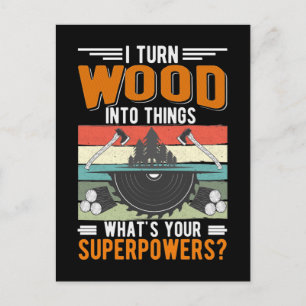 Carpenter Vater Woodworking Handwerker Husband Postkarte