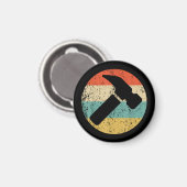 Carpenter Vintag Retro-Hammer Magnet (Vorderseite/Rückseite)