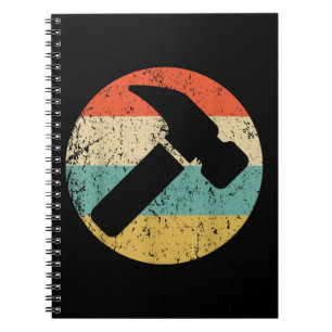 Carpenter Vintag Retro-Hammer Notizblock