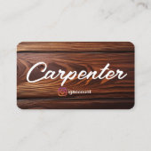 Carpenter Visitenkarte (Rückseite)