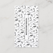 Carpenter Woodwork Handyman Visitenkarte (Rückseite)