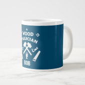 Carpenter Woodworker Jumbo-Tasse (Vorderseite Rechts)