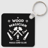 Carpenter Woodworker Schlüsselanhänger (Rückseite)