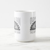 Carpenter Woodworking Old Man Dan Lumber Builder Kaffeetasse (Mittel)