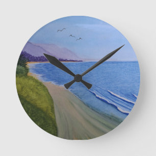 Carpenteria Coast Runde Wanduhr
