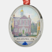 Carpenter's Hall - Philadelphia, Pennsylvania Ornament Aus Metall (Links)
