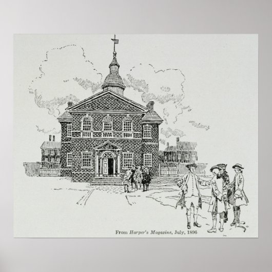 Carpenter's Hall Philadelphia Poster (Vorne)