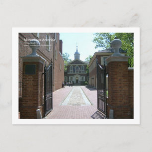 Carpenters Hall, Philadelphia Postkarte