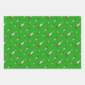 Carpenter's Saw Handyman Fun Green Geschenkpapier Set (Vorderseite 2)