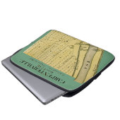 CARPENTERSVILLE DUNDEE ILLINOIS 1871 MAP LAPTOPSCHUTZHÜLLE (Vorne Knopf)