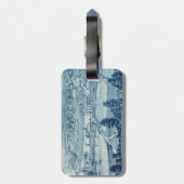 Carpentersville Illinois 1871 City View Gepäckanhänger (Rückseite vertikal)