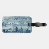 Carpentersville Illinois 1871 City View Gepäckanhänger (Rückseite horizontal)