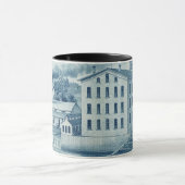 Carpentersville Illinois 1871 Illinois Iron Bolt Tasse (Zentrum)