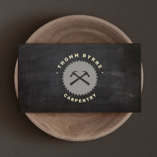 Carpentry and Handyman Construction Business Card Visitenkarte