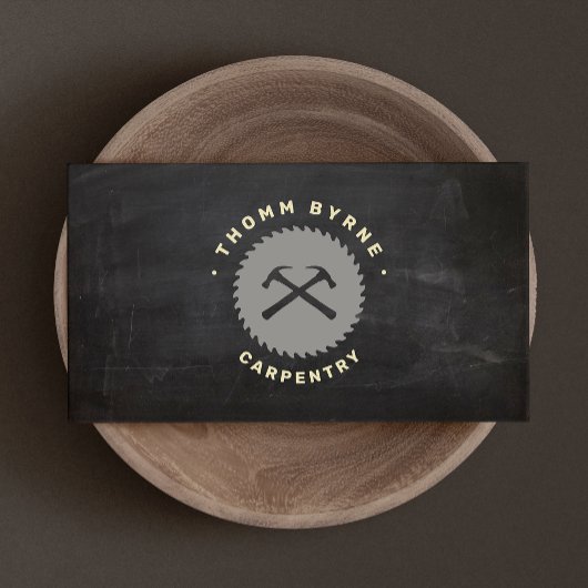 Carpentry and Handyman Construction Business Card Visitenkarte