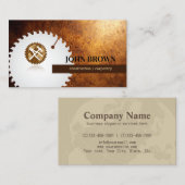 Carpentry für berufliche Bauwerkzeuge Visitenkarte (Vorne/Hinten)