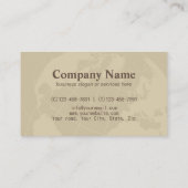 Carpentry für berufliche Bauwerkzeuge Visitenkarte (Rückseite)