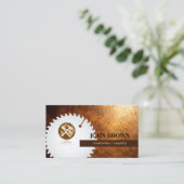 Carpentry für berufliche Bauwerkzeuge Visitenkarte (Stehend Vorderseite)