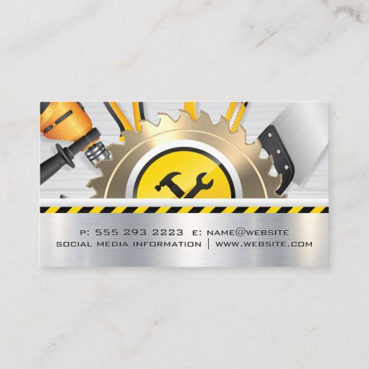 Carpentry | GEBÄUDE Visitenkarte (Rückseite)