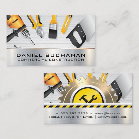 Carpentry | GEBÄUDE Visitenkarte (Vorne/Hinten)