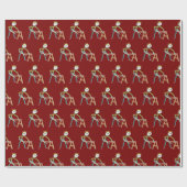 Carpentry Stickman Geschenkpapier (Flach)