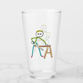 Carpentry Stickman Glas