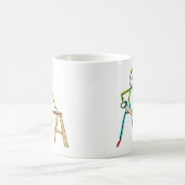 Carpentry Stickman Kaffeetasse (Mittel)