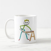 Carpentry Stickman Kaffeetasse (Links)