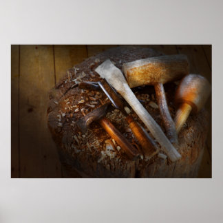 Carpentry - Tool - Tools zum Carving Poster
