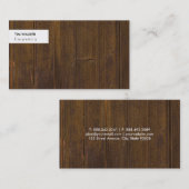 Carpentry Visitenkarte (Vorne/Hinten)