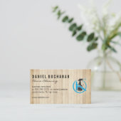 Carpentry Wood | Squeegee Spray Flasche Visitenkarte (Stehend Vorderseite)