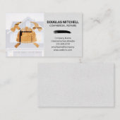 Carpentry | ZUHAUSE | Handyman Construction Logo Visitenkarte (Vorne/Hinten)