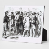 Carpet Baggers, späte 1860er (Gravur) (b/w Foto) Fotoplatte (Seite)